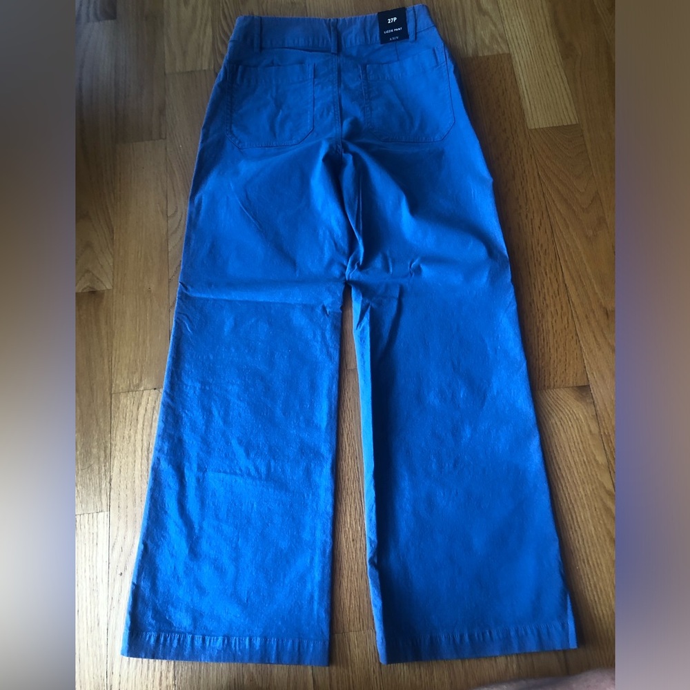 NWT J. Crew Lizzie Pant in Blue - Picture 8 of 11